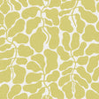 My Secret Garden wallpaper in ochre by Boråstapeter for Schumacher, featuring bold, dense foliage designed by Linnea Andersson.