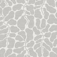 My Secret Garden wallpaper in stone by Boråstapeter for Schumacher, featuring a dense foliage pattern in neutral tones.