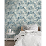 Sergio Blue by Arthouse Abstract Texture Wallpaper – Brewster Home Fashions AH100192AH