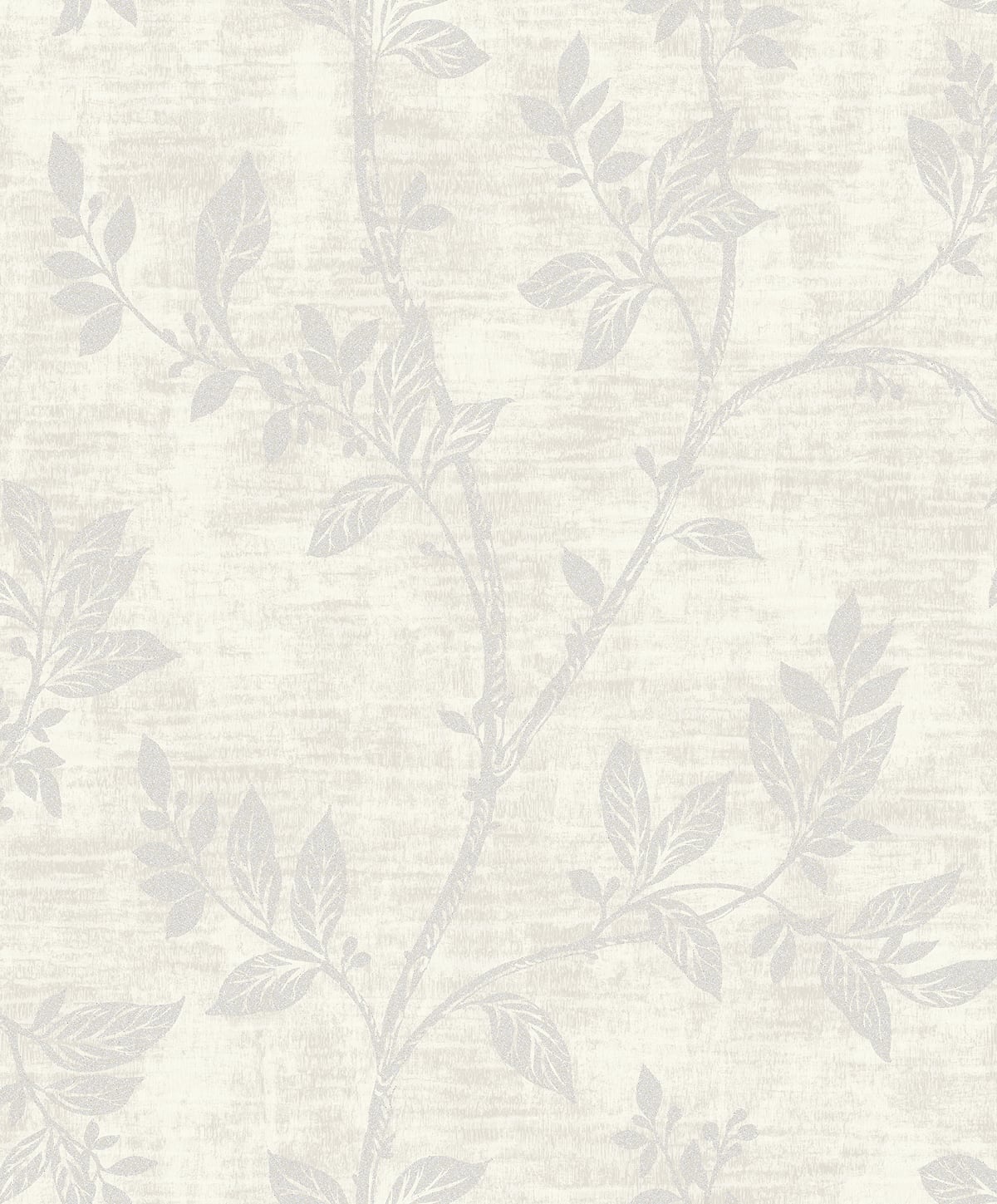 Leaf Trail Metallic Pearl & Glass Beads by Essential Textures Botanical Textured Metallic Wallpaper – Etten Studios 2231100 -Sample