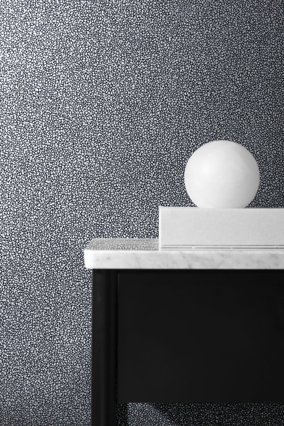 Mica Texture Smoke & Silver Glitter by Essential Textures Metallic Abstract Texture Wallpaper – Etten Studios 2231602