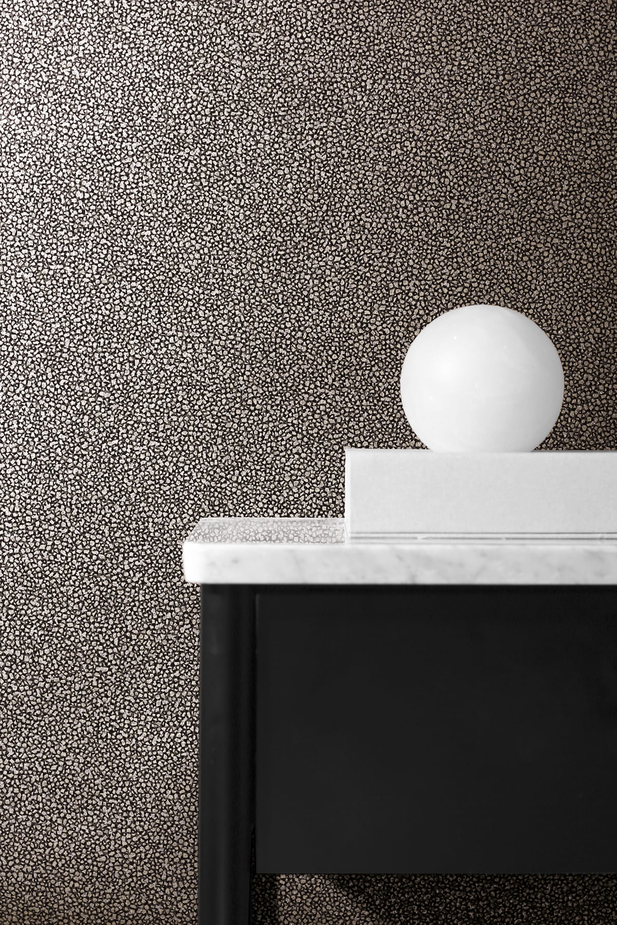 Mica Texture Coal & Silver Glitter by Etten Studios Metallic Abstract Wallpaper – Etten Studios 2231610