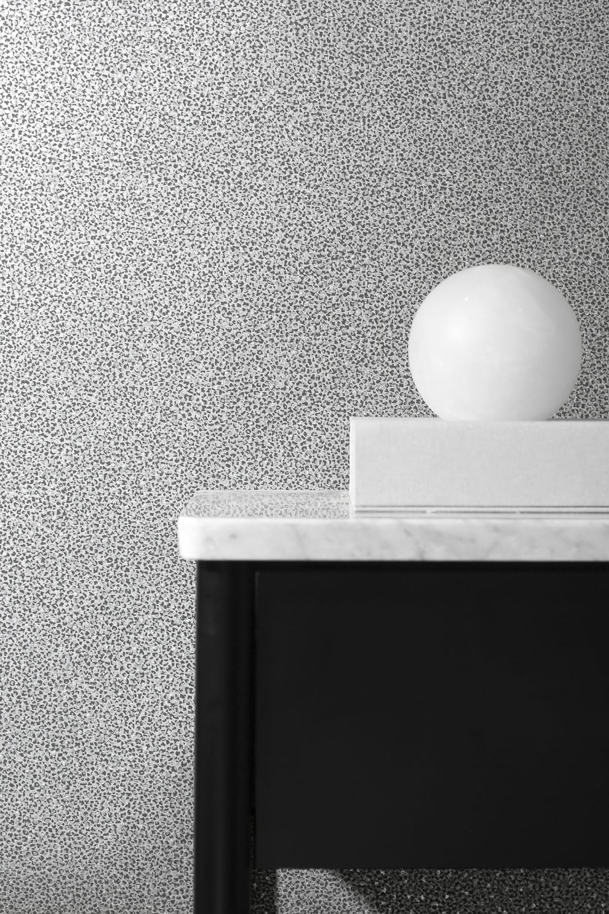 Mica Texture Pavestone & Silver Glitter by Essential Textures Metallic Textured Wallpaper – Etten Studios 2231617