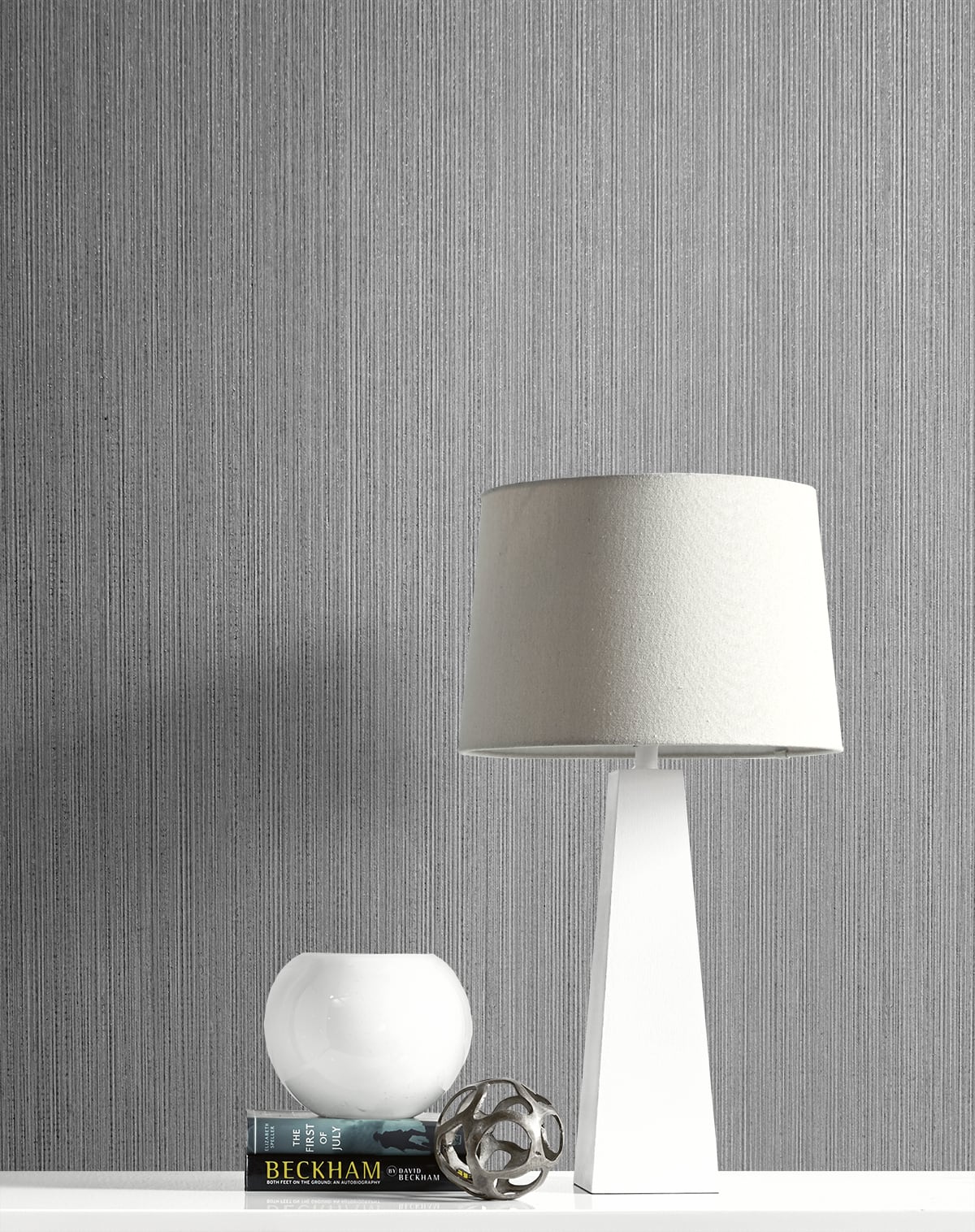 Natural Stria Earl Gray & Glitter by Essential Textures Textured Stria Wallpaper – Etten Studios 2231702