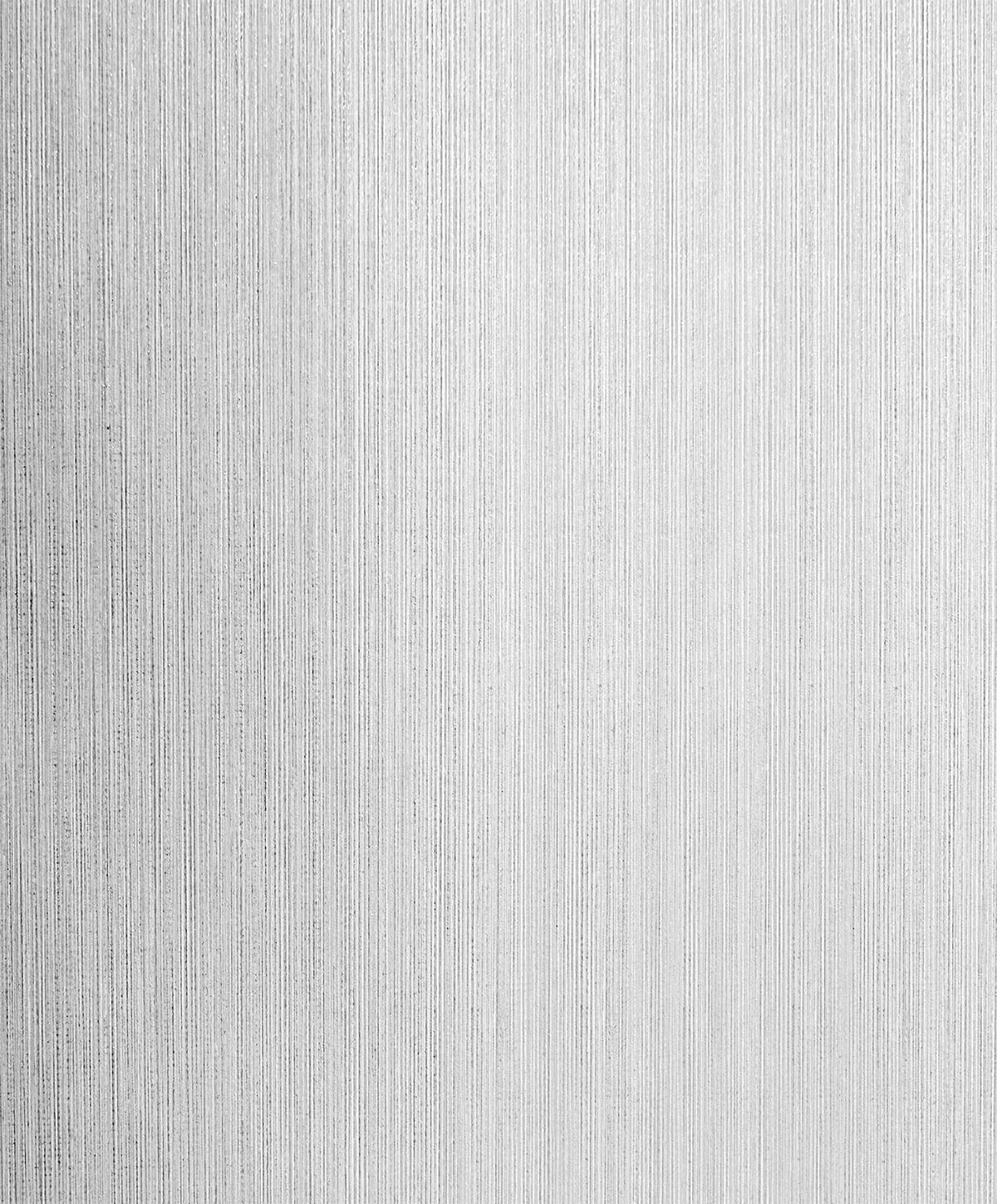 Natural Stria Gray Mist & Glitter textured wallpaper with subtle vertical striations