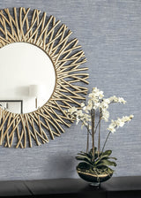 Bark Texture Metallic Slate Blue by Essential Textures Faux Bark Texture Wallpaper – Etten Studios 2231808