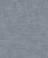 Metallic slate blue faux bark texture wallpaper with subtle horizontal striations