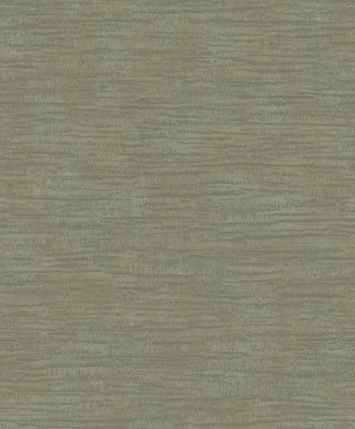 Metallic olive faux bark texture wallpaper with subtle horizontal striations
