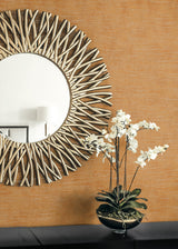 Bark Texture Metallic Terra Cotta by Essential Textures Faux Bark Wallpaper – Etten Studios 2231816