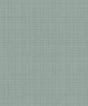 Metallic sea green crosshatch linen-look texture wallpaper