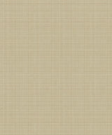 Metallic khaki crosshatch linen textured wallpaper