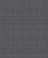 Metallic coal crosshatch linen textured wallpaper