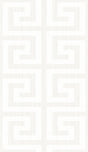 Metallic pearl and ivory Greek key geometric wallpaper pattern
