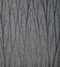 Birch Trail wallpaper in black satin with silver glitter metallic background and silhouetted birch trees