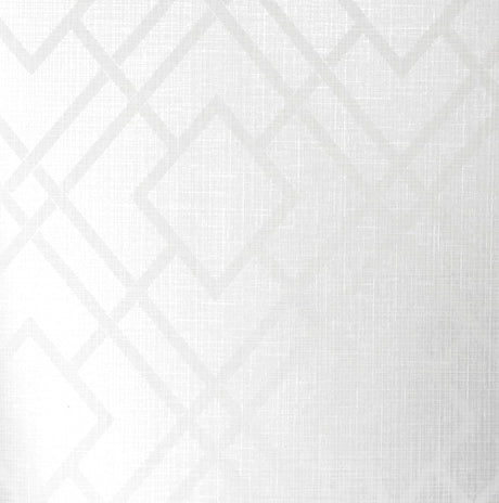Diamond Lattice metallic pearl geometric wallpaper with subtle diamond lattice pattern