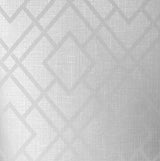 Diamond Lattice Gray Mist & Metallic Silver by Essential Textures Geometric Wallpaper – Etten Studios 2232217 -Sample