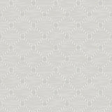 Golden Trellis grey and silver trellis pattern wallpaper by Boråstapeter for Schumacher, shown in roll and detail view.