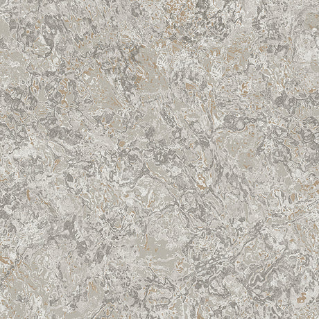 Travertine natural textured wallcovering by Boråstapeter for Schumacher, inspired by Italian metamorphic rock, shown in a modern interior setting.