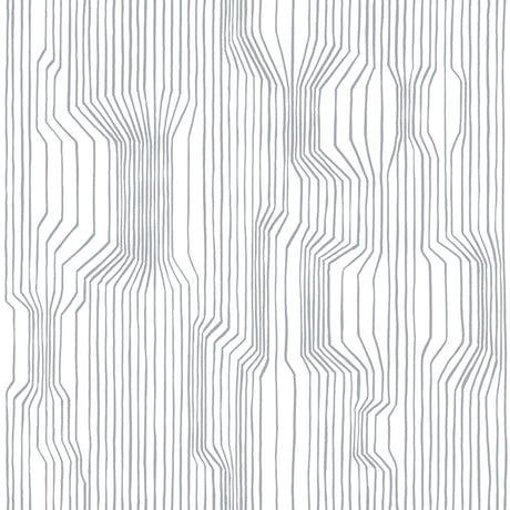 Frekvenssi gray and eggshell geometric line wallpaper pattern