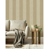 Finn Light Brown by Fine Decor Chevron Stripe Wallpaper – Brewster Home Fashions M1869