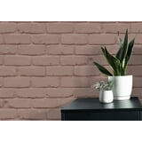 Alpin Pink by Fine Decor Painted Brick Wallpaper – Brewster FD43601