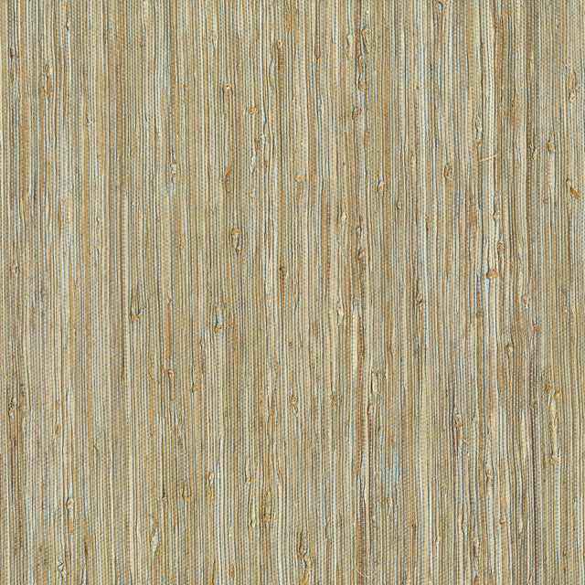 Patryk Aqua Grasscloth Wallpaper