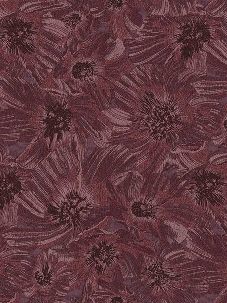 Anemoni Burgundy floral wallpaper detail – Missoni MI10505