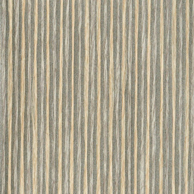 Fuso Sterling Paper Weave Wallpaper with Modern Striped Paper Weave Grasscloth - Kenneth James 2693-30213