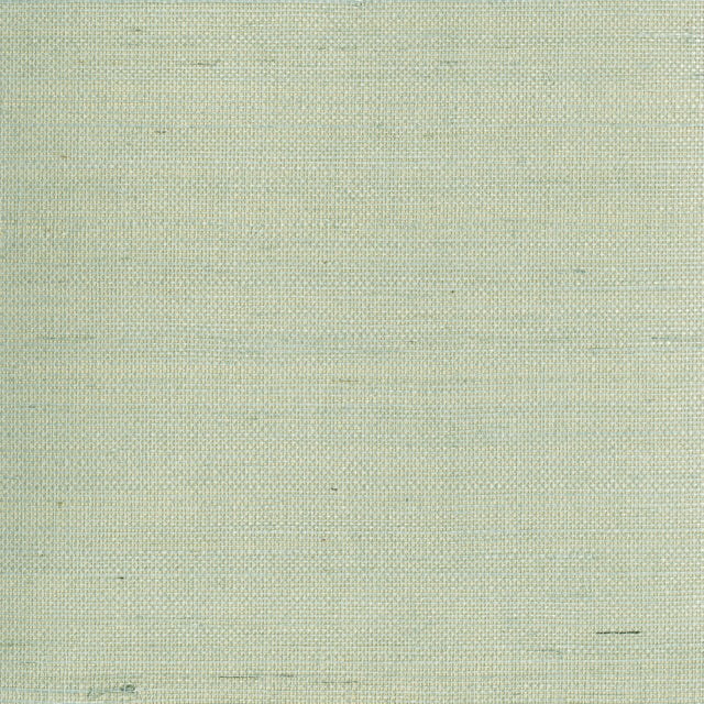 Mugen Light Green Grasscloth Wallpaper with Modern Textured Grasscloth Pattern - Kenneth James 2693-30232