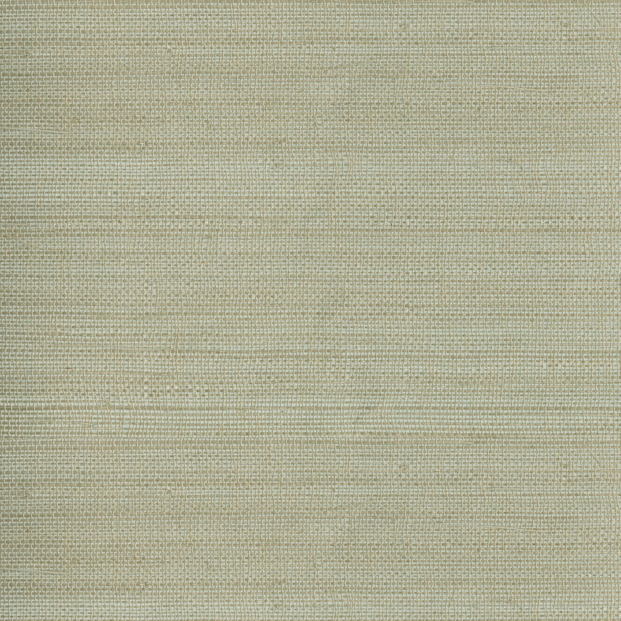 Myoki Neutral Grasscloth Wallpaper with Cool Blue-Green Textured Weave - Kenneth James 2693-30237