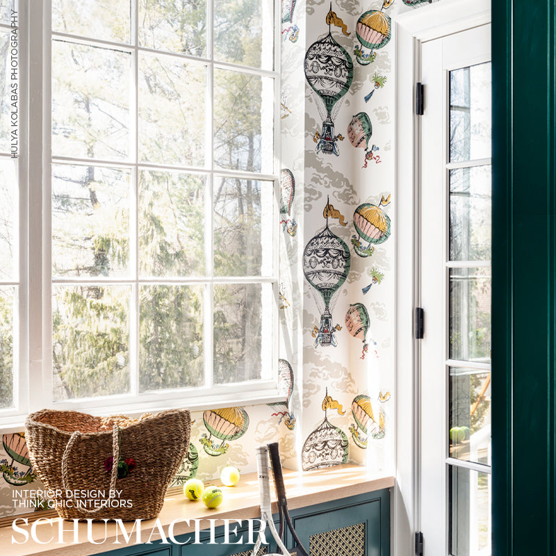 Balloons Multi Exuberant Prints Wallpaper – Schumacher 2704320