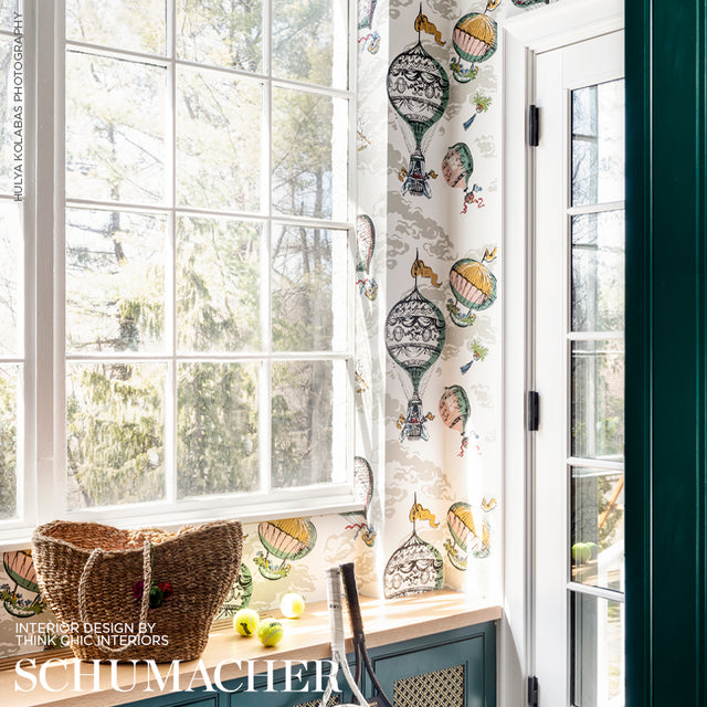 Balloons Multi Exuberant Prints Wallpaper – Schumacher 2704320