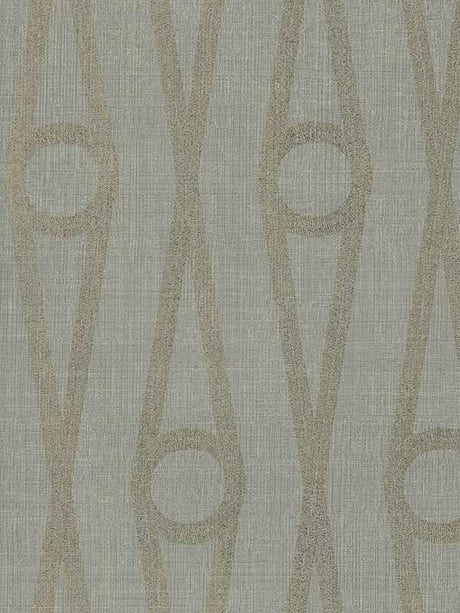 Antonina Vella Henlein Grey Wallpaper AB3013 ogee pattern