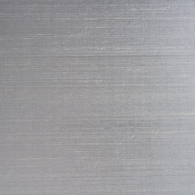 Shinnecock Steel wallcovering by Schumacher in a natural textured non-woven finish