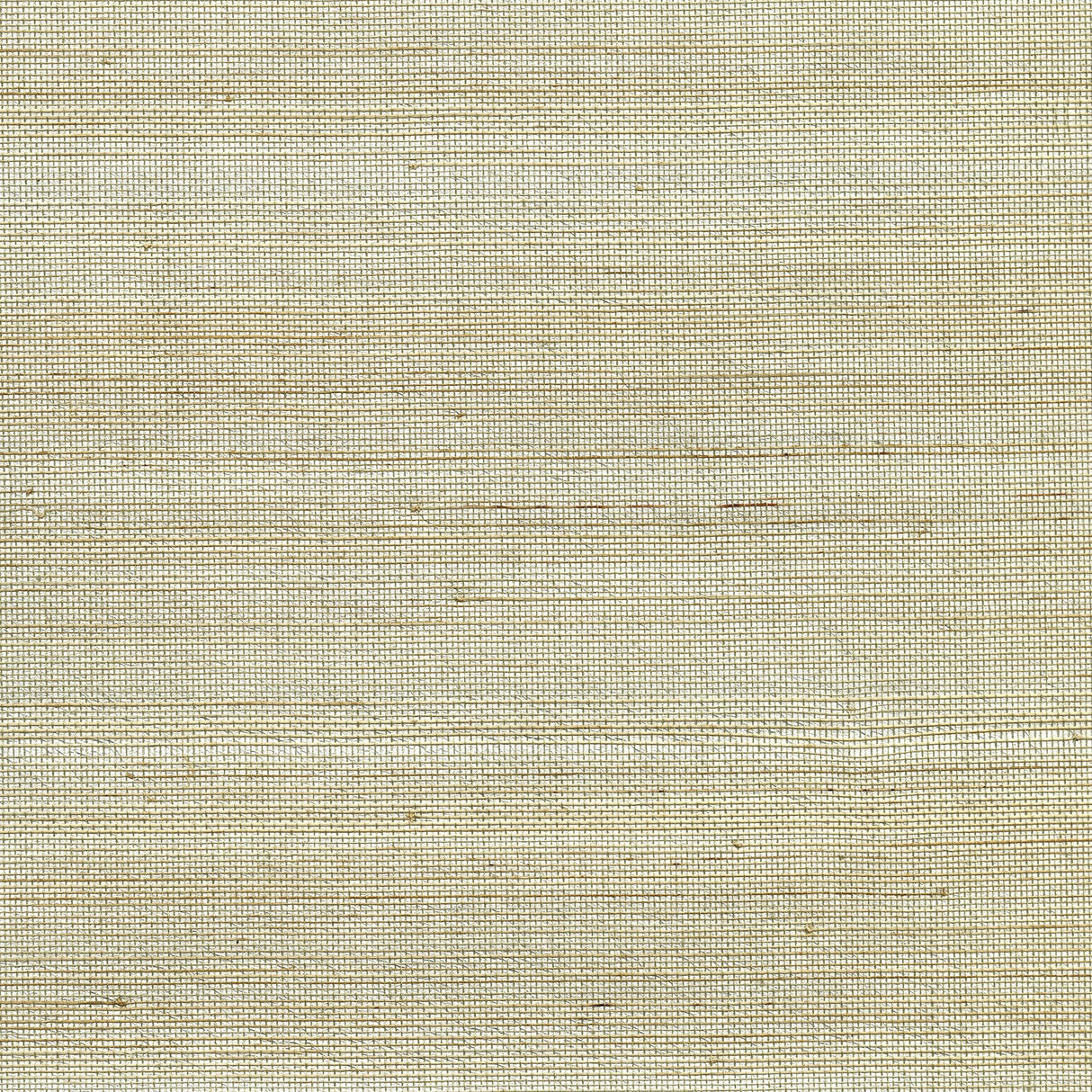 Pearl River Silver Grasscloth Wallpaper with Organic Texture in Metallic Silver - Kenneth James 2732-54745