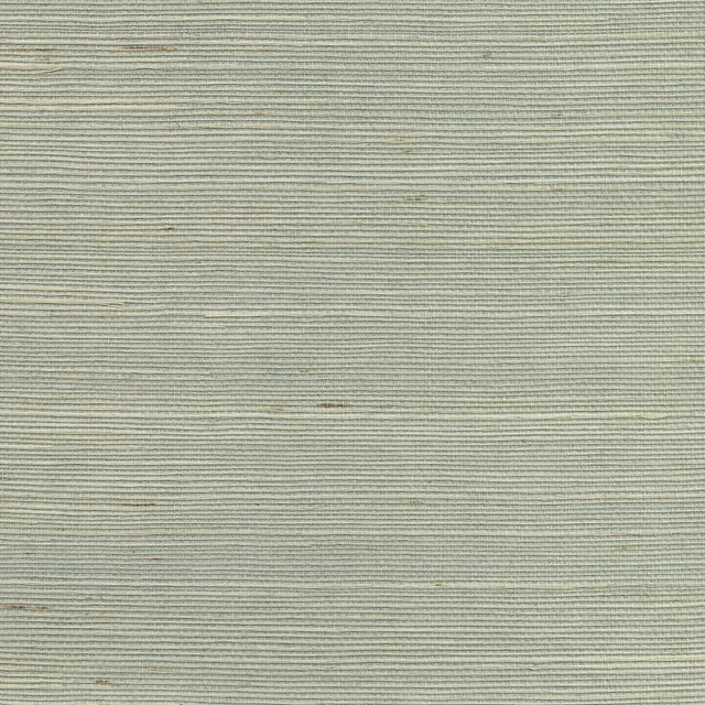Nantong Light Blue Sisal Grasscloth Wallpaper with Organic Textures - Kenneth James 2732-80012