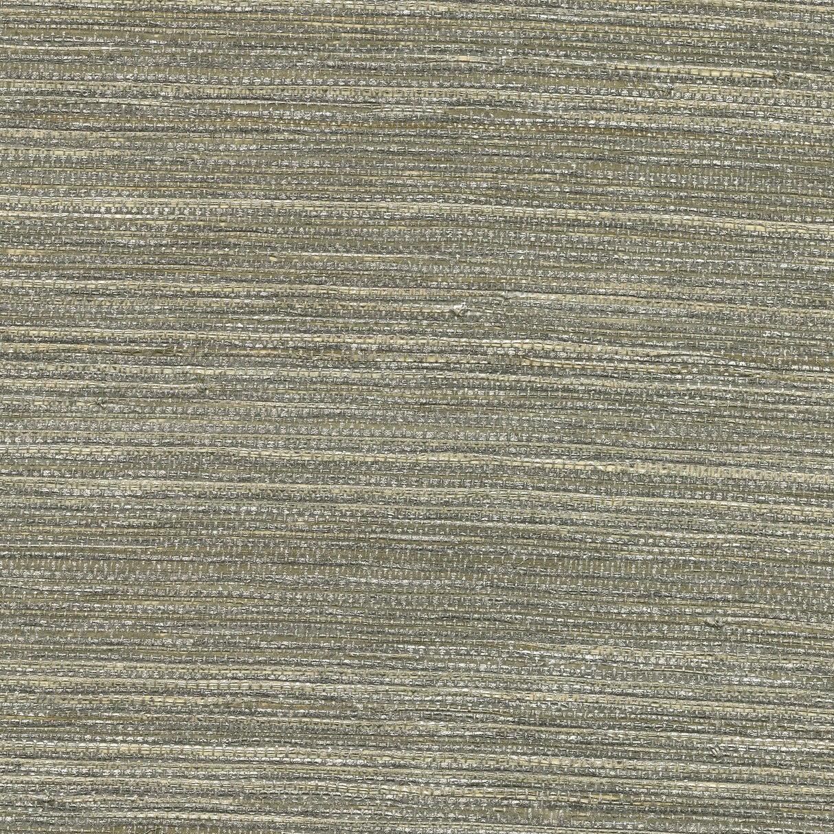Liaohe Silver Grasscloth Wallpaper with Organic Textures Traditional Style - Kenneth James 2732-80032
