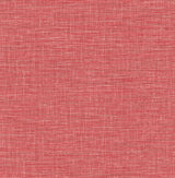 Exhale Coral Faux Grasscloth Wallpaper with Modern Faux Effects Pattern - A-Street Prints 2744-24117