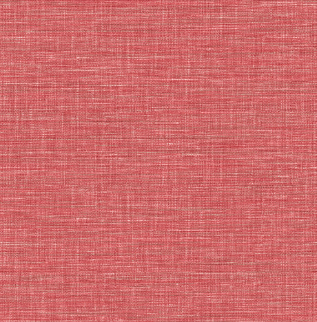 Exhale Coral Faux Grasscloth Wallpaper by A-Street Prints FD24117