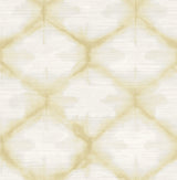 Zanzibar Gold Shibori Wallpaper with Modern Geometric Shibori Pattern - A-Street Prints 2744-24162