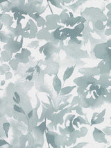 Lakelynn Current Wallpaper by Magnolia Home, pattern MJ4867, watercolor floral in teal/blue