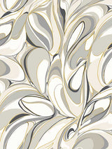 York Wallcoverings Achate Black & Grey non woven wallpaper GN2564 swatch