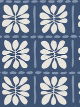 Mimosa Fleur Ultramarine Wallpaper – York Wallcoverings ZM2807