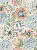 Artistic Bouquet Multicolor Wallpaper by York Wallcoverings ZM2893
