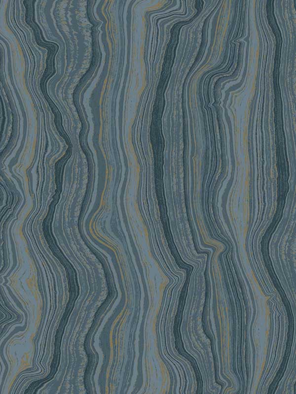 Mineral Shimmer Denim & Gold wallpaper DF3321 pattern detail