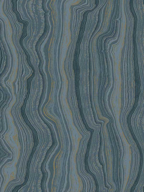 Mineral Shimmer Denim & Gold wallpaper DF3321 pattern detail