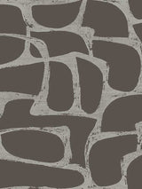 Candice Olson Craftsman Geometric Mocha Wallpaper DF3355