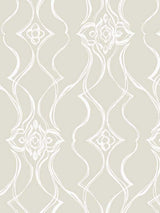 Candice Olson Pirouette Beige sketched damask wallpaper DF3375