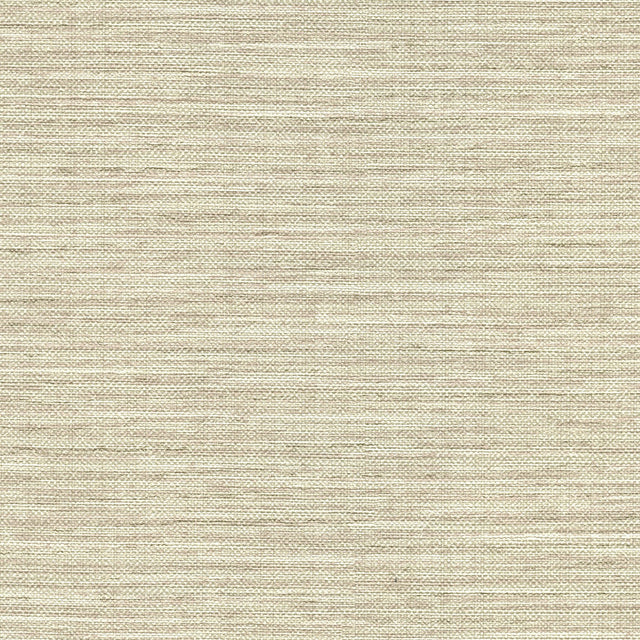 Bay Ridge Taupe Faux Grasscloth Wallpaper