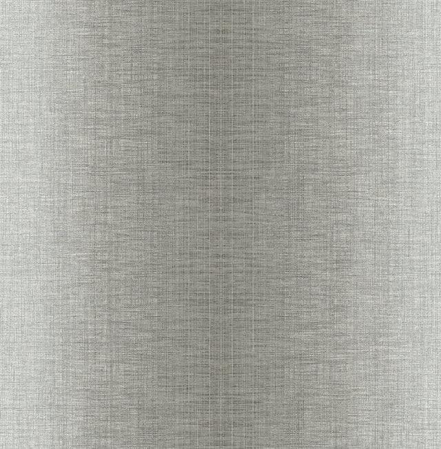 Stardust Grey Ombre Wallpaper with Modern Linen Ombre Stripe - A-Street Prints 2763-24208